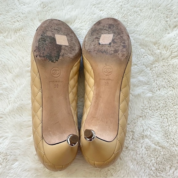CHANEL women heel shoes size 39 EU Authentic Retail 1250$ - Picture 8 of 11